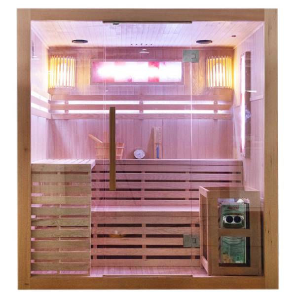 Sauna Fińska 180x160 cm Kemi 5