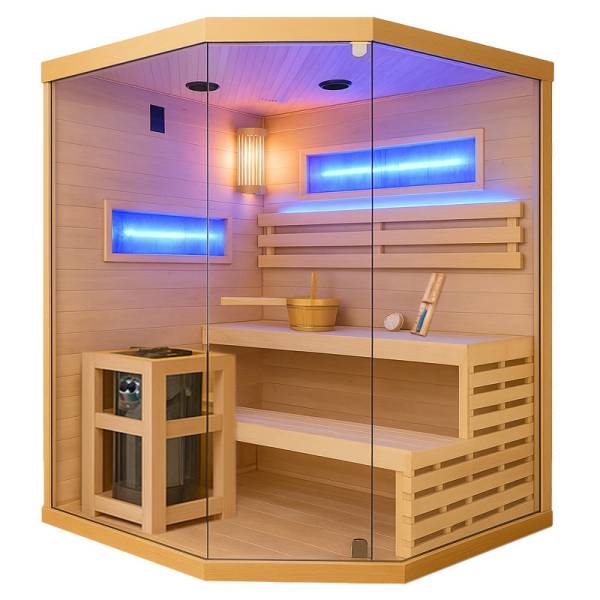 Sauna Fińska 150x150 cm Lark 4