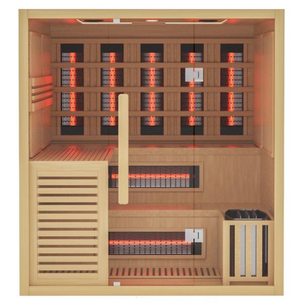 Sauna Hybrydowa 180x160 cm Helsi 1