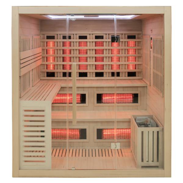 Sauna Hybrydowa 200x160 cm Helsi 2