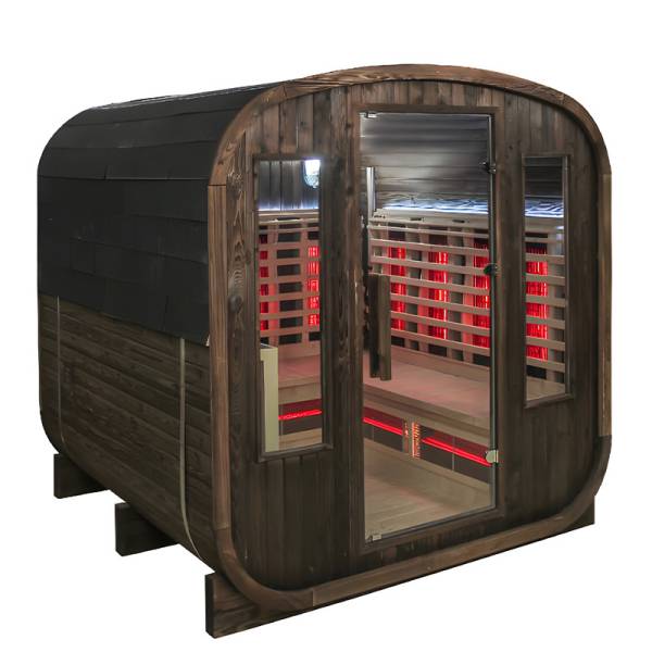 Sauna Hybrydowa Beczka 200x200 cm Vanta