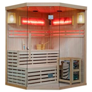 Sauna Fińska 150x150 cm Kemi 4