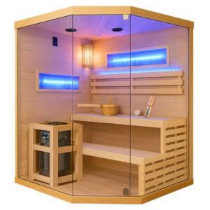 Sauna Fińska 150x150 cm Lark 4