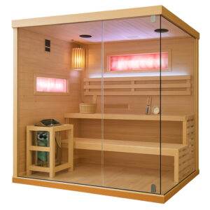 Sauna Fińska 180x160 cm Lark 5 WD