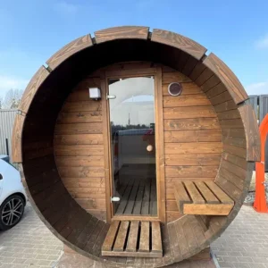 Sauna beczka z piecem Harvia